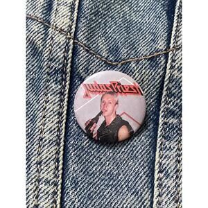 Judas Priest Pinback Vintage Button Badge British Heavy Metal Band Music Pin#229